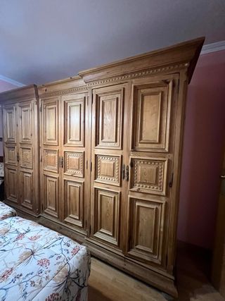 armario madera maciza