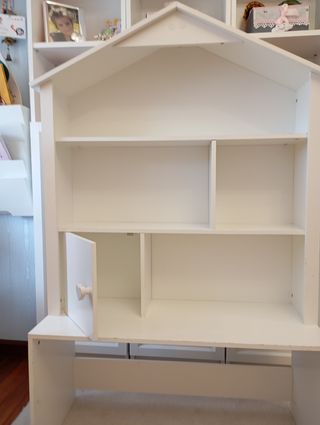 Librería casa muñecas estantería