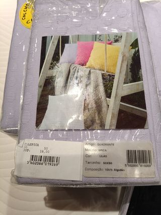 Colcha +2 fundas de cojín a juego