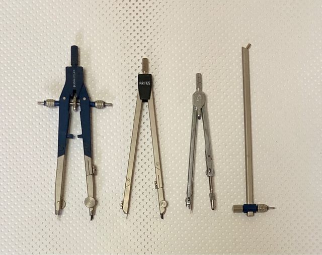 compases STAEDTLER, ARTES y EDE.