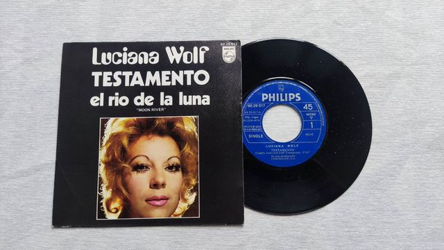Vinilo Single Luciana Wolf 1970