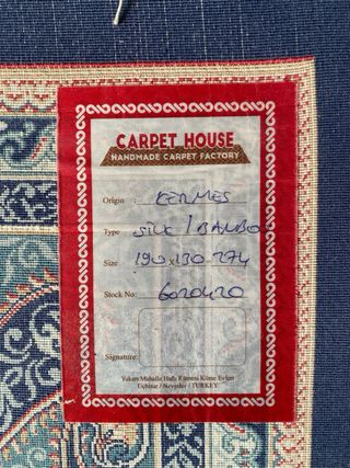 Alfombra de seda Capadocia 🇹🇷