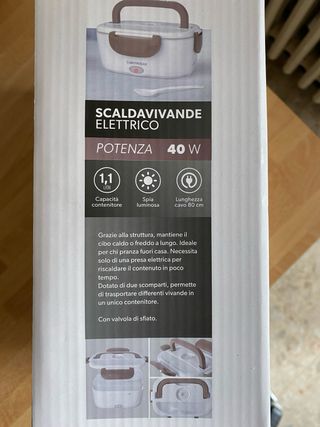 Scaldavivande elettrico