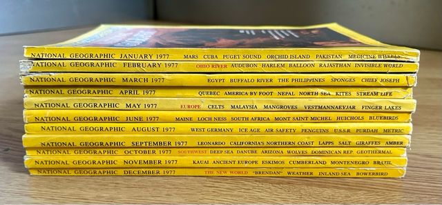 56 National Geographic vintage