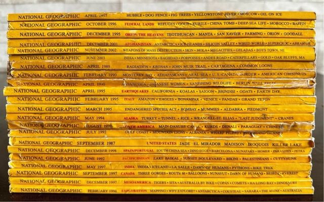 56 National Geographic vintage