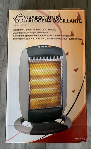 Stufa alogena oscillante