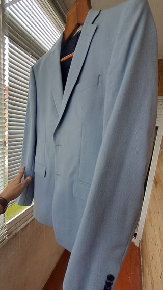 Blazer Chaqueta Americana Azul Celeste