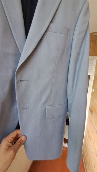 Blazer Chaqueta Americana Azul Celeste