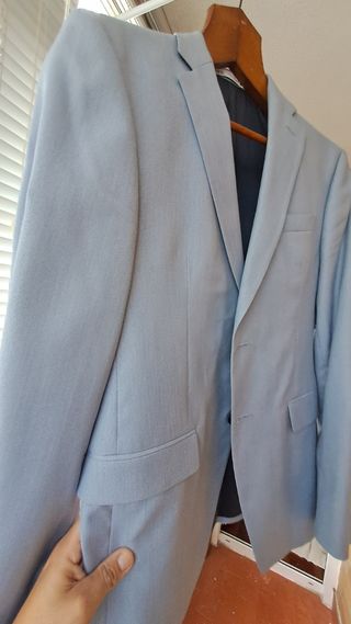 Blazer Chaqueta Americana Azul Celeste
