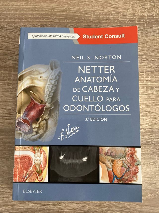 Libro de Anatomía de cabeza y cuello NETTER