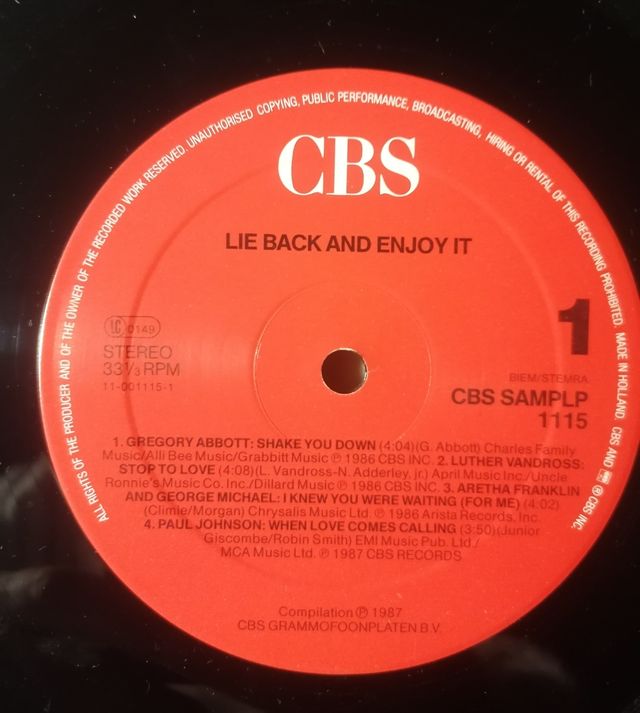 Vinilo Various ‎– Lie Back & Enjoy It