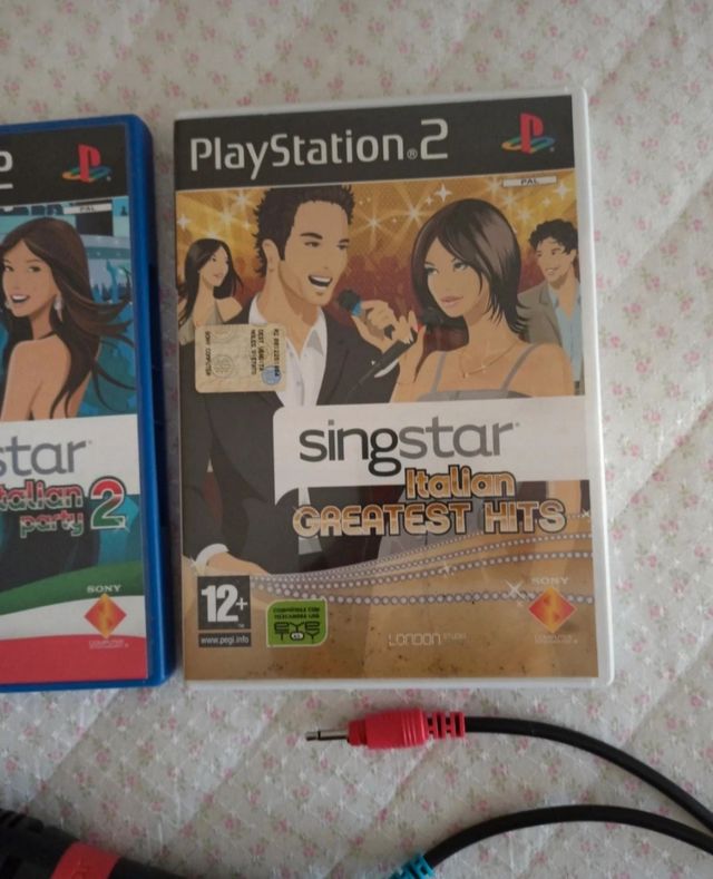 Sing star per PS2 con microfoni