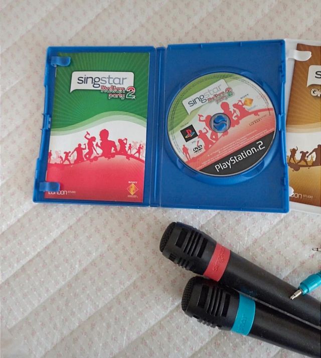 Sing star per PS2 con microfoni
