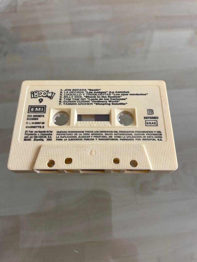 Cinta Cassette BOOM 9 Vol.2