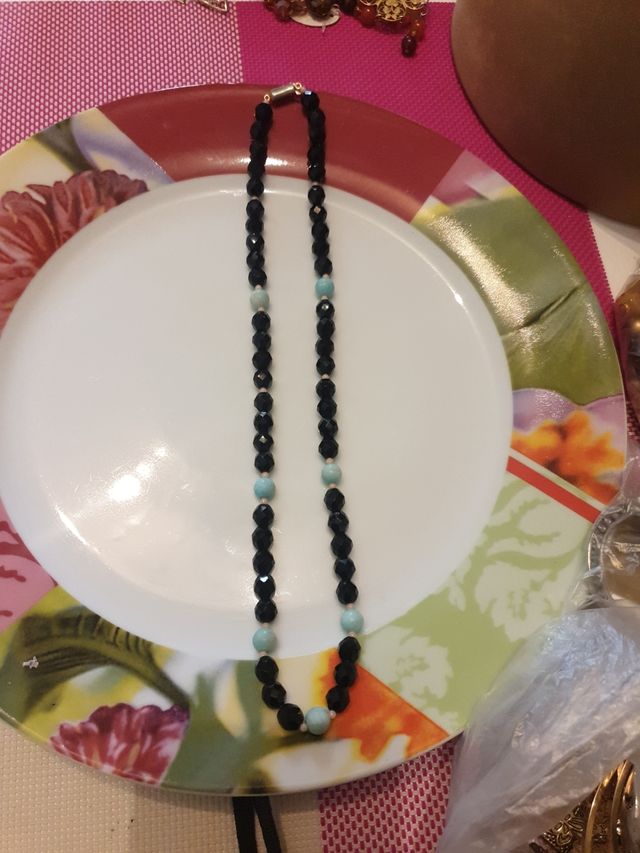 Collana vintage in pietra