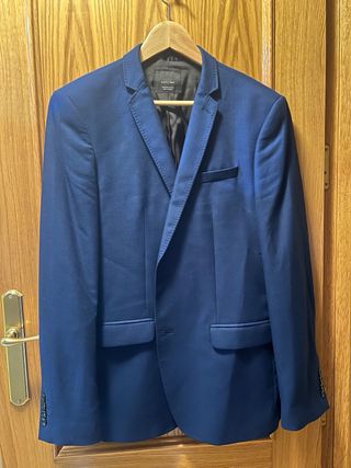 Americana Blazer azul Zara