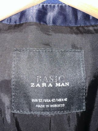 Americana Blazer azul Zara