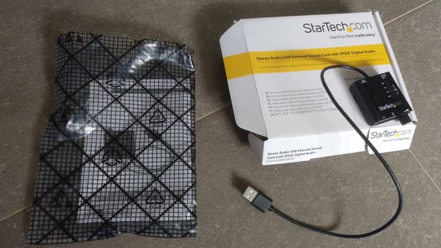 Stereo audio USB externo con SPDIF 