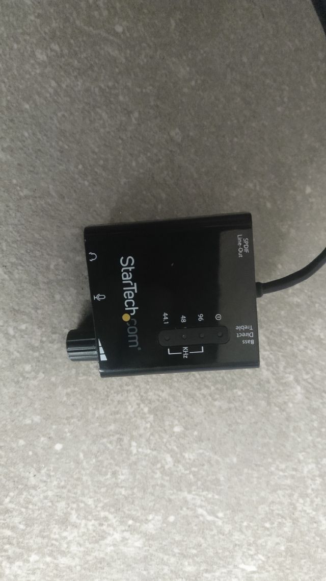Stereo audio USB externo con SPDIF 