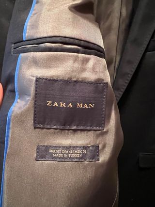 Americana Blazer azul Zara