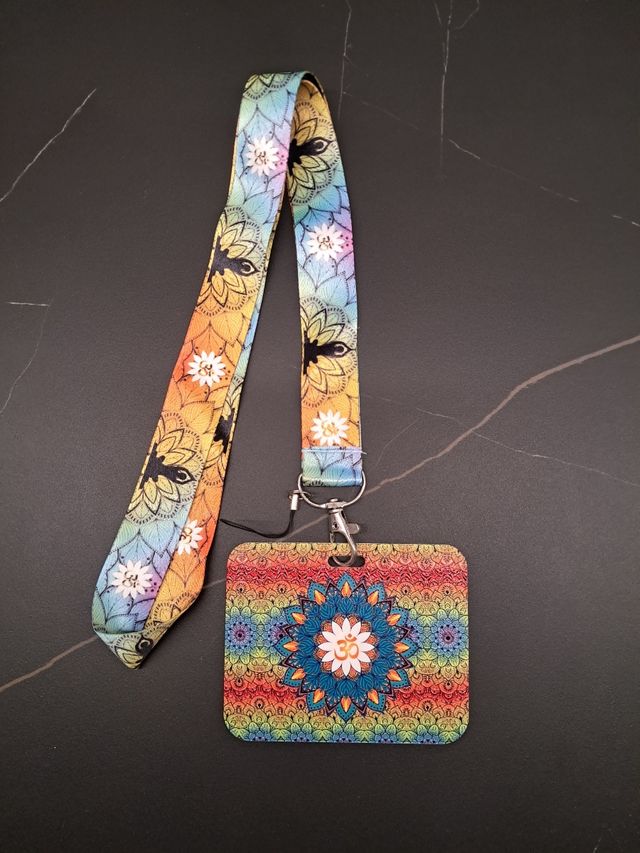 Colgador tarjetas yoga mandala