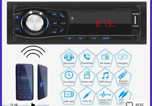 Radio coche bluetooth