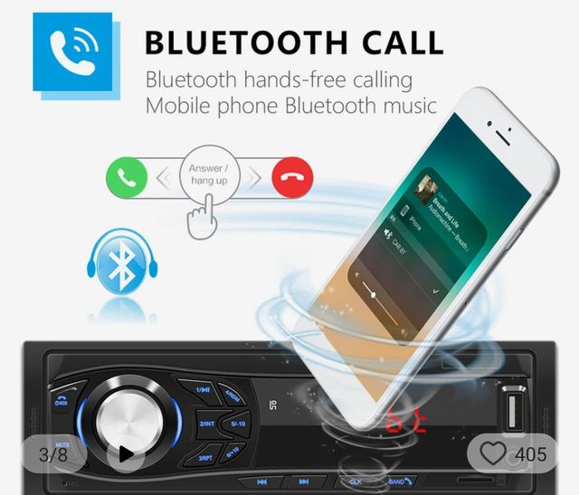 Radio coche bluetooth