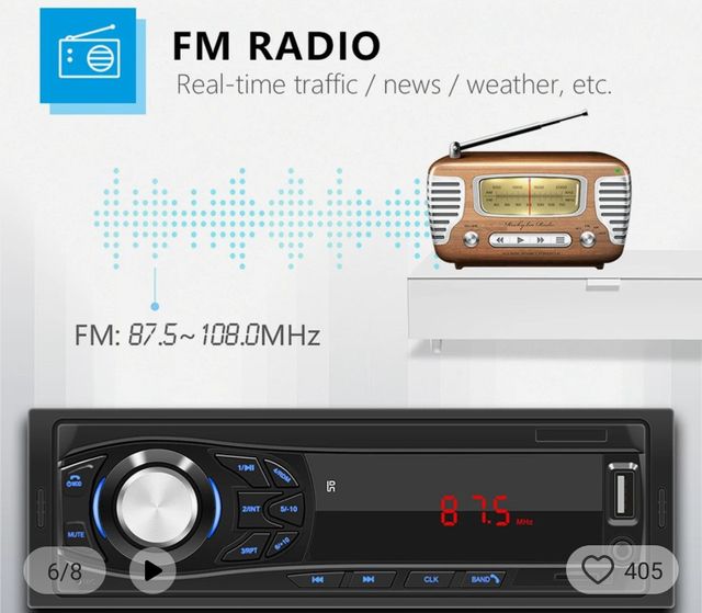 Radio coche bluetooth