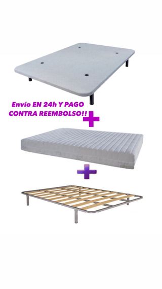 SOMIER Y COLCHON OFERTADOS