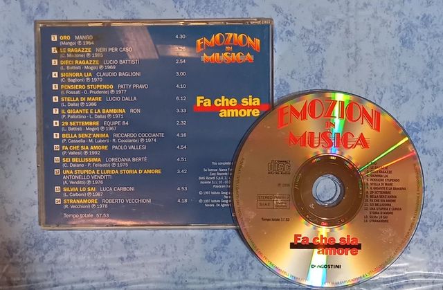 CD musica italiana Emozioni in Musica