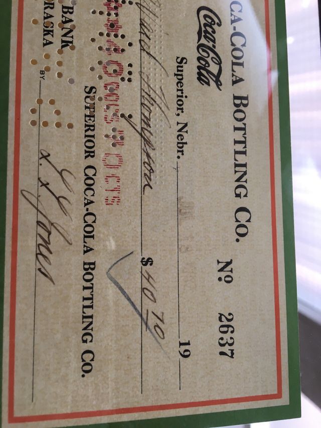 coca - cola boletin USA nebraska