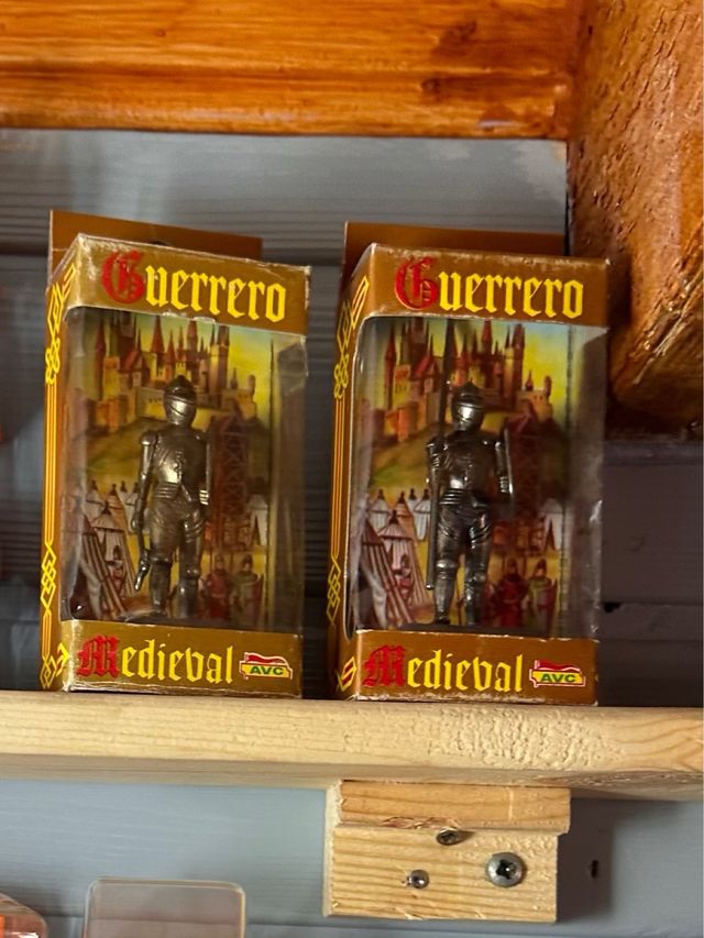 Coleccion antigua de sacapuntas guerreros