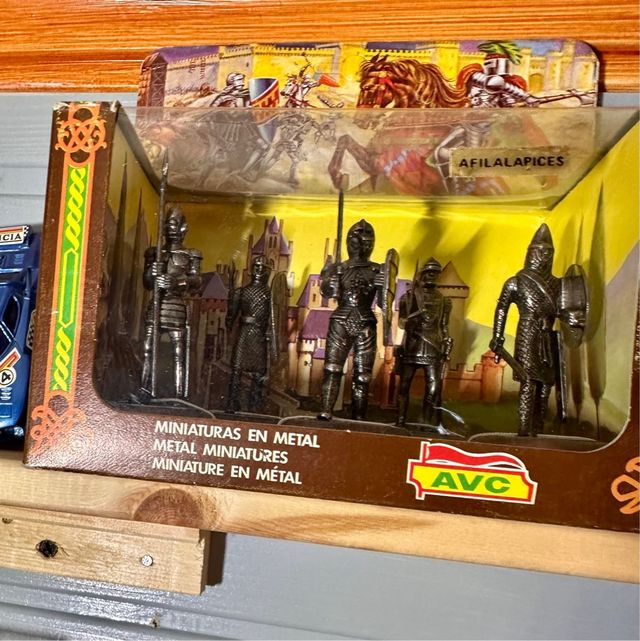 Coleccion antigua de sacapuntas guerreros