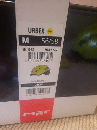 Casco MET Urbex MIPS Talla M. Tb tengo un L