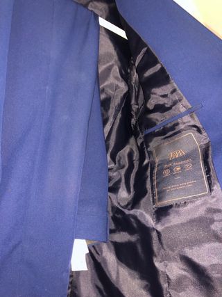 Traje Azul Zara