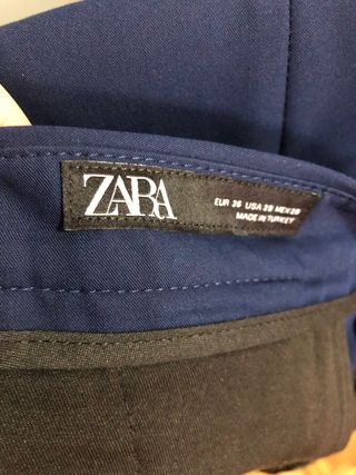 Traje Azul Zara