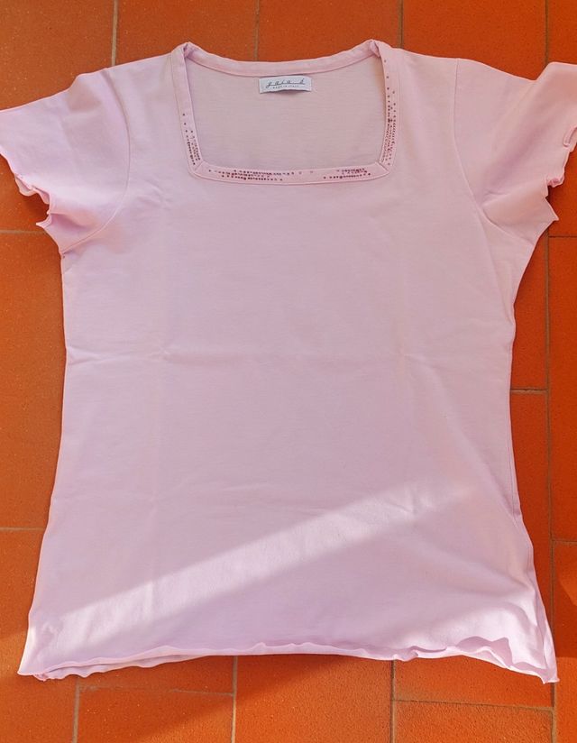 T-shirt donna rosa