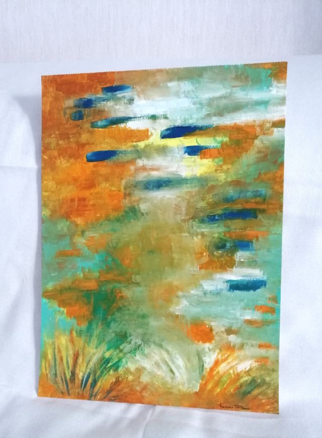 ‘Tramonto’, Quadro ad olio