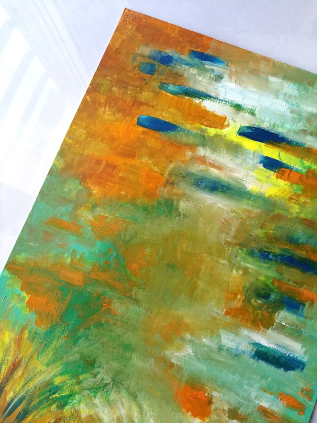 ‘Tramonto’, Quadro ad olio