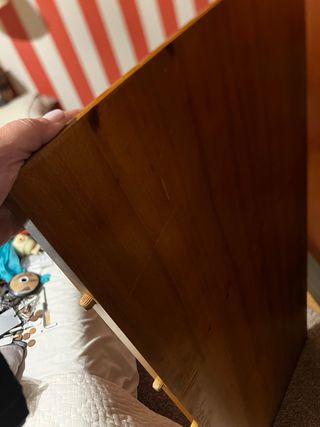 Mesa comedor extensible cerezo macizo