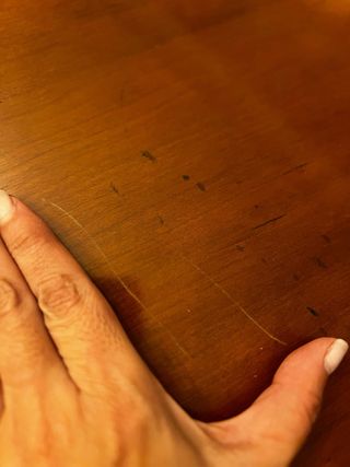 Mesa comedor extensible cerezo macizo