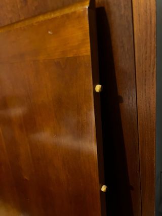 Mesa comedor extensible cerezo macizo