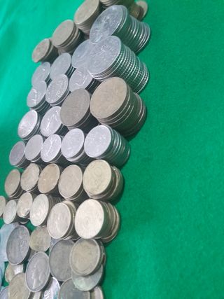 lote de monedas francesas de distinto valor