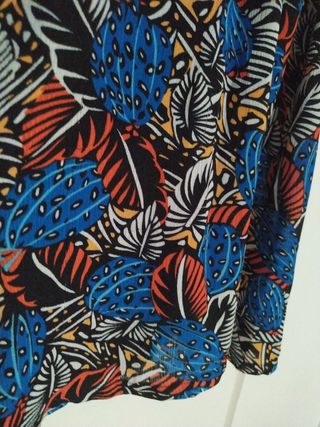 Molly Bracken Blusa estampada de verano talla XS