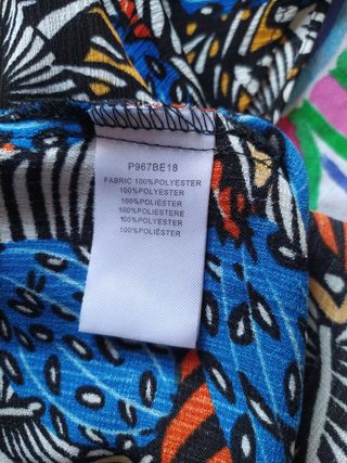 Molly Bracken Blusa estampada de verano talla XS