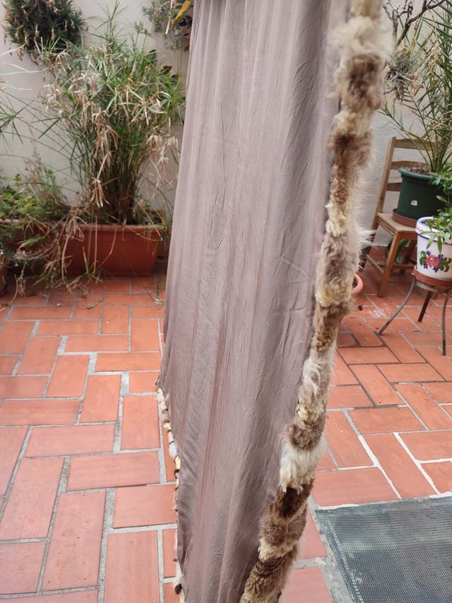 Manta o cubrecama de lana.