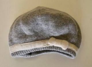 Gorro lana gris claro