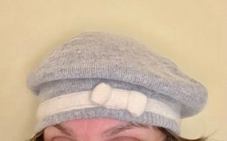 Gorro lana gris claro