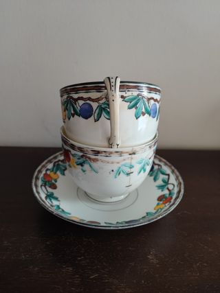 2 tazze Adderley inglesi antiche