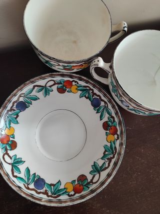 2 tazze Adderley inglesi antiche